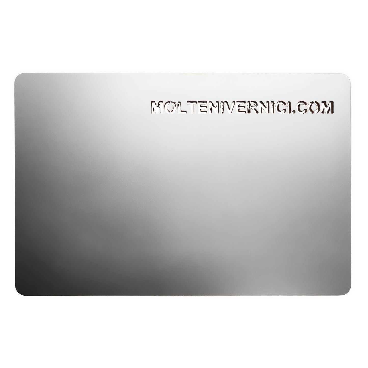 Variante colore Never Stainless Steel WP.17517, finitura metallica liscia ad acqua grigio acciaio - Molteni Vernici