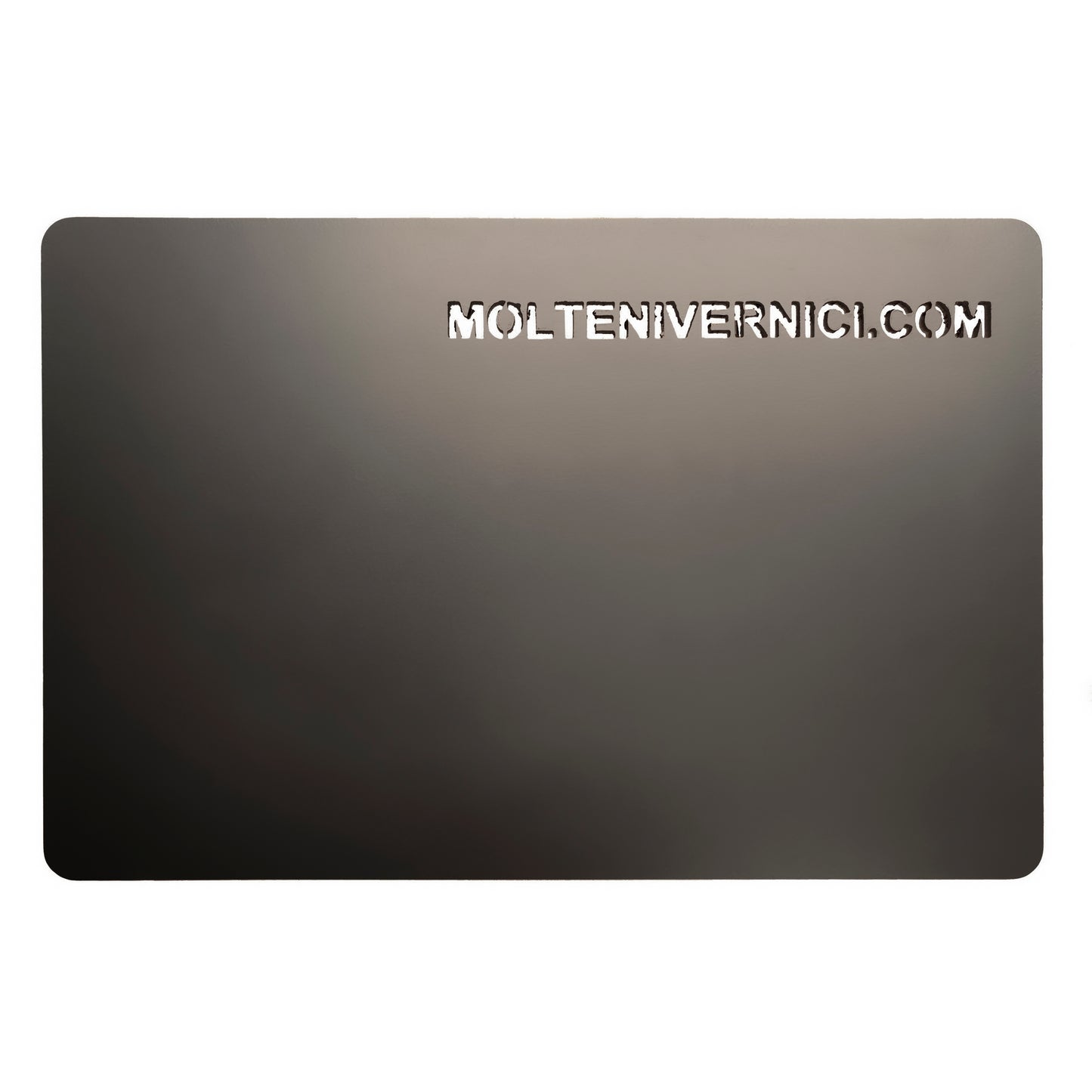 Variante colore Never Nichel Brown WP.17532, finitura metallica liscia opaca marrone, Molteni Vernici