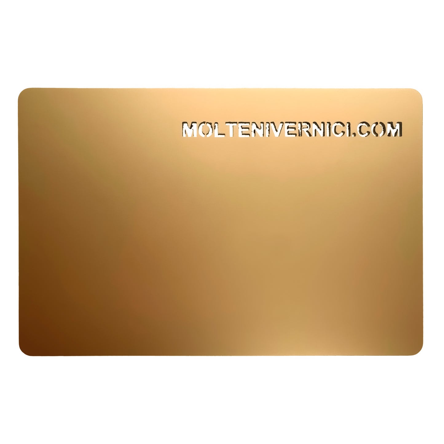 Variante colore Never Oro Classico, finitura metallica liscia ad acqua color oro classico - Molteni Vernici