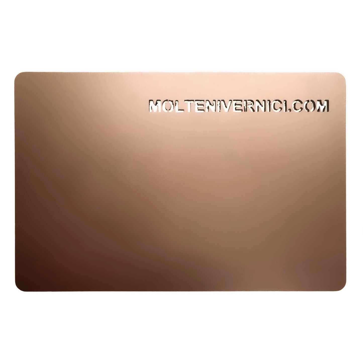Variante colore Never Copper Bronze WP.17558: finitura metallica liscia opaca color bronzo rame - Molteni Vernici