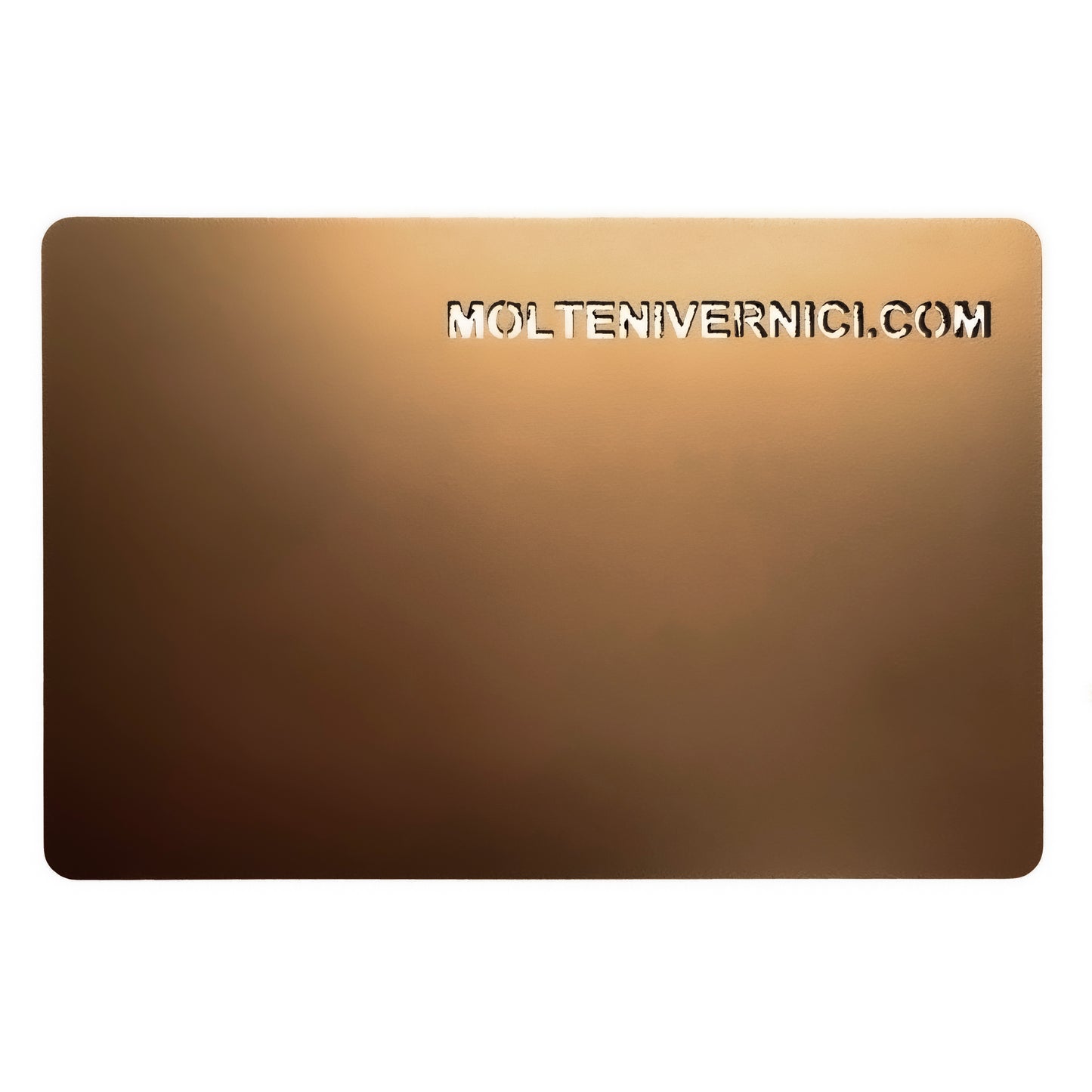 Variante colore Never Bronzo Anodico: finitura metallica opaca effetto bronzo ossidato - Molteni Vernici
