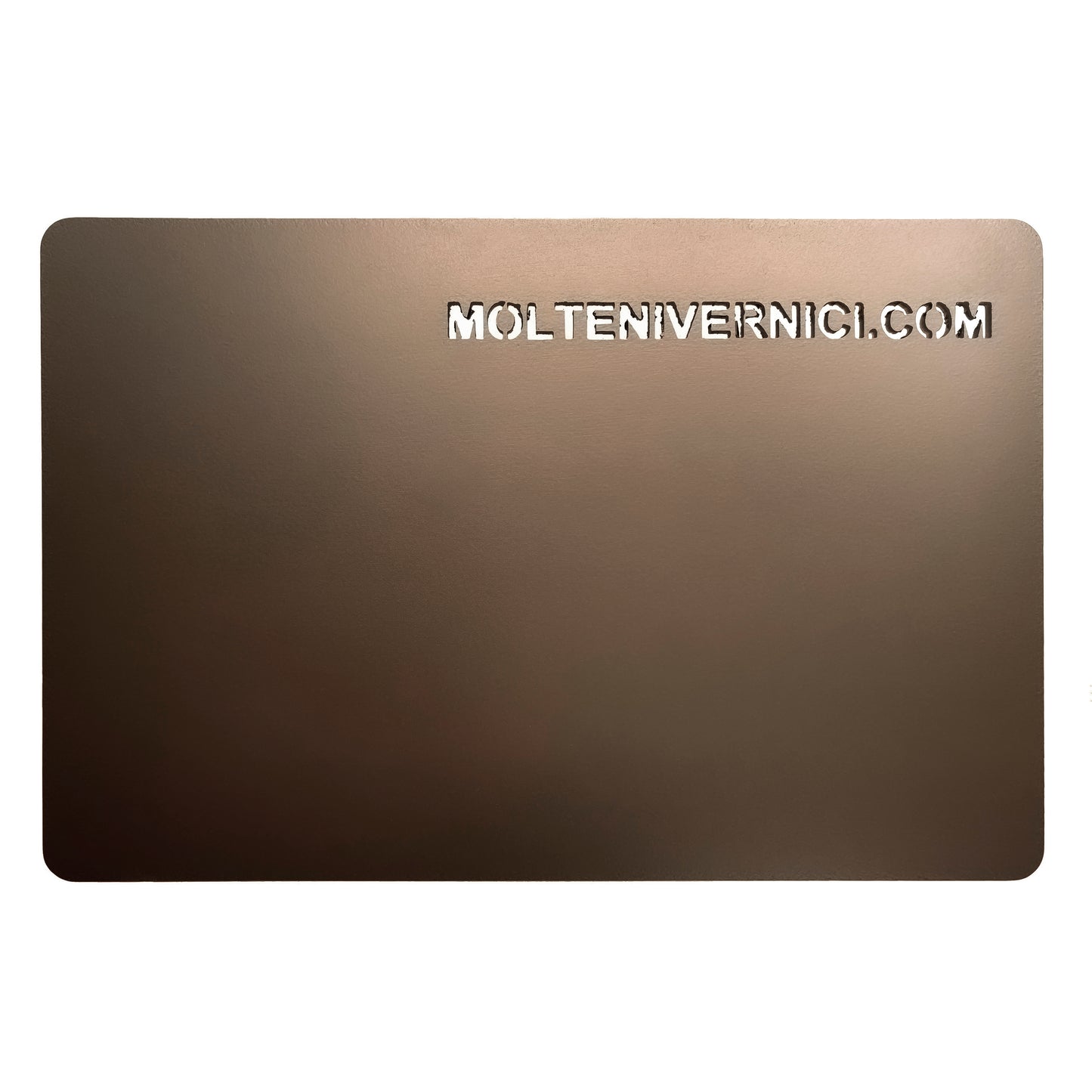 Variante colore effetto metallico Never Bronzo WP.17570 con finitura opaca spazzolata - Molteni Vernici
