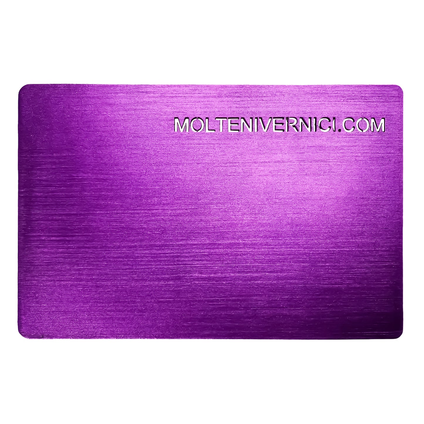 Variante colore 27917 Never Luxion Amethyst Metal - finitura metallizzata spazzolata viola ametista - Molteni Vernici