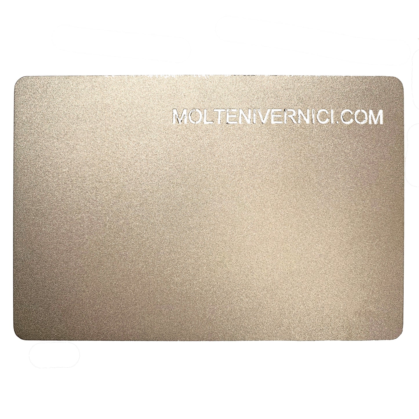 Variante colore Diamantato Champagne cod. 13712, finitura metallica champagne con effetto diamantato brillante - Molteni Vernici