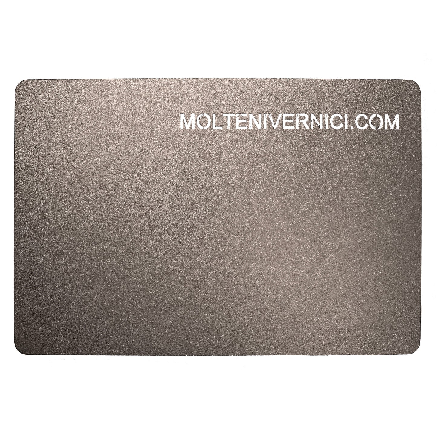 Variante colore Diamantato Bronzo Brown: finitura metallica con effetto diamantato su tonalità bronzo-marrone, Molteni Vernici