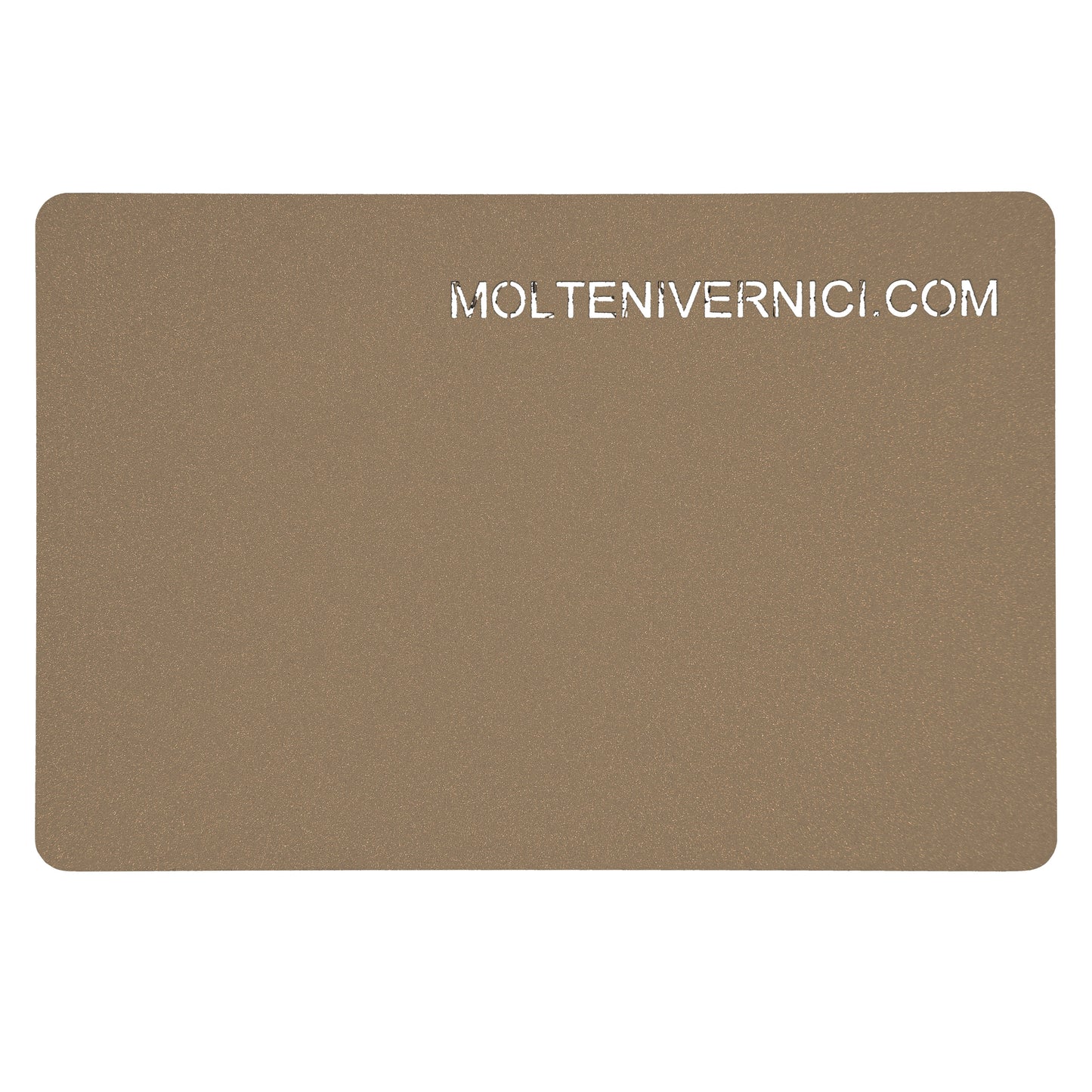 Variante colore Velvet Cappuccino, finitura opaca effetto tessuto ad acqua con superficie vellutata - Molteni Vernici