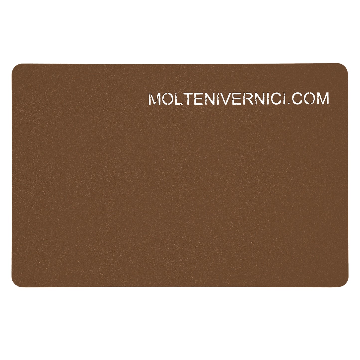 Variante colore Velvet Brown, vernice effetto tessuto ad acqua con finitura opaca vellutata marrone - Molteni Vernici
