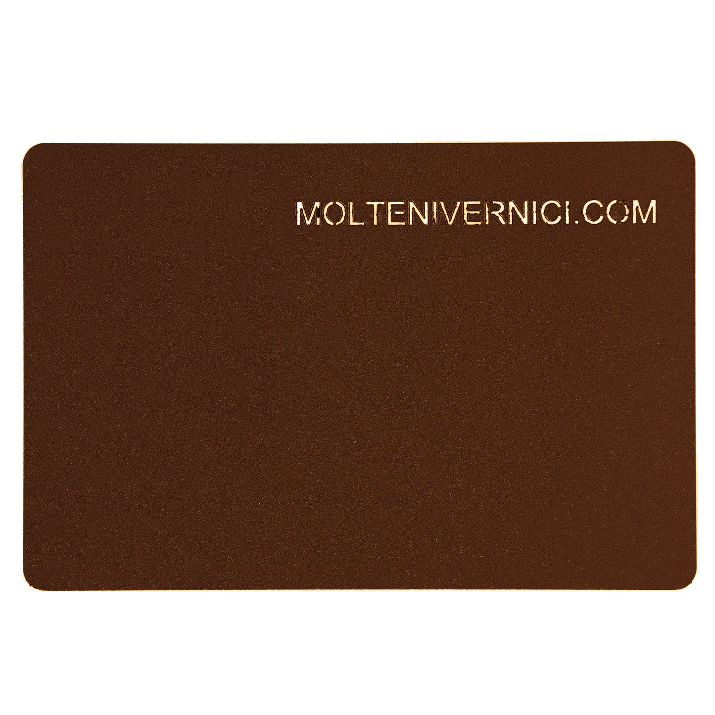 Variante colore Rusty Dark, vernice effetto ruggine ad acqua con finitura opaca ossidato, Molteni Vernici