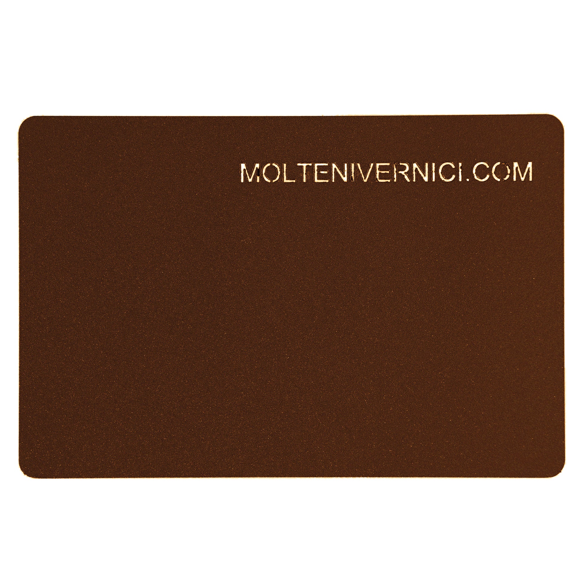 Variante colore Rusty Dark, vernice effetto ruggine ad acqua con finitura opaca ossidato, Molteni Vernici