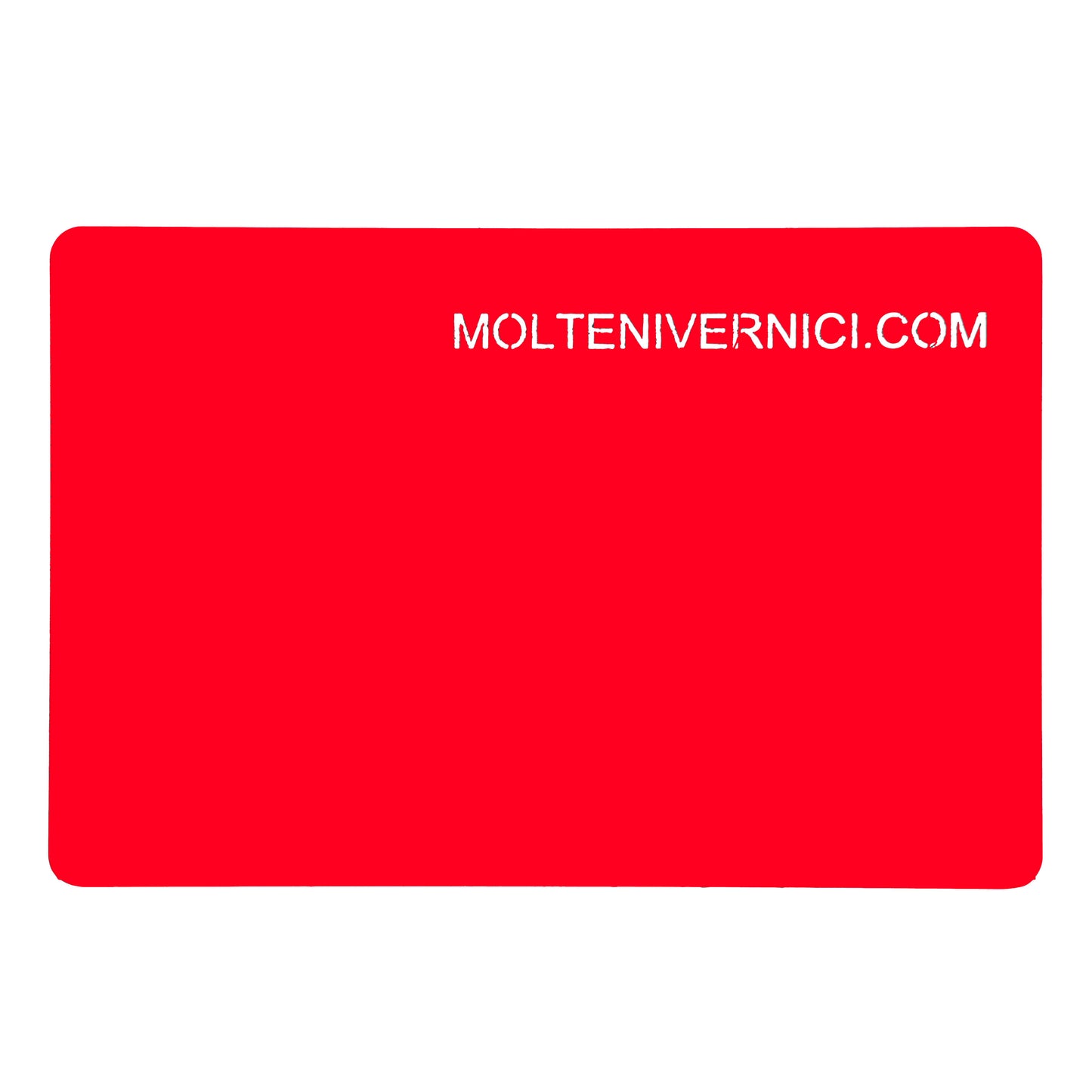 Variante colore di Smalto Fluo Rosso WP.14722, finitura lucida fluorescente ad acqua - Molteni Vernici
