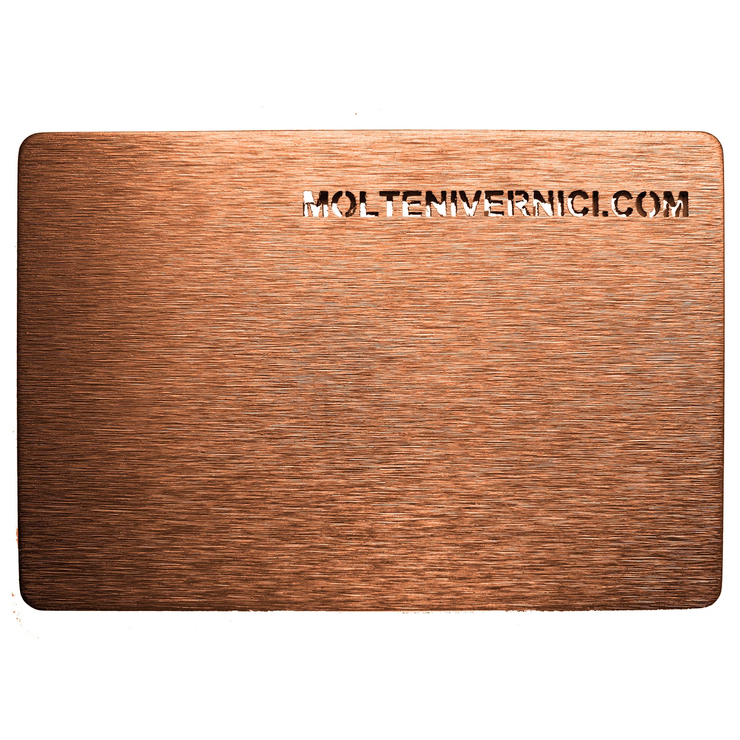 Variante colore Rame Rosso vernice effetto rame galvanico spazzolato metallico lucido Molteni Vernici