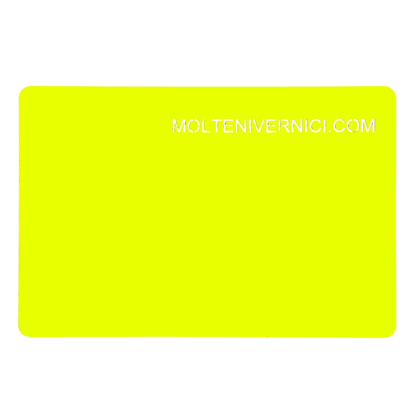 Variante colore Smalto Fluo Giallo WP.11839, finitura lucida fluorescente ad acqua - Molteni Vernici