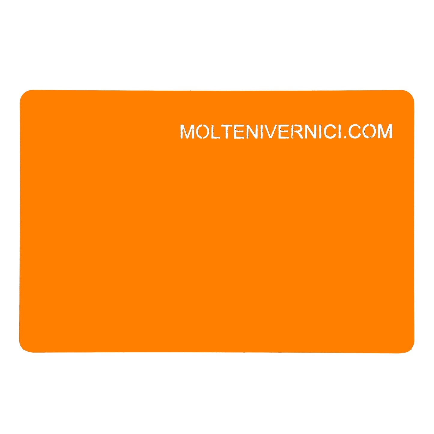 Variante colore di Smalto Fluo Arancio WP.11841, finitura lucida fluorescente ad acqua - Molteni Vernici