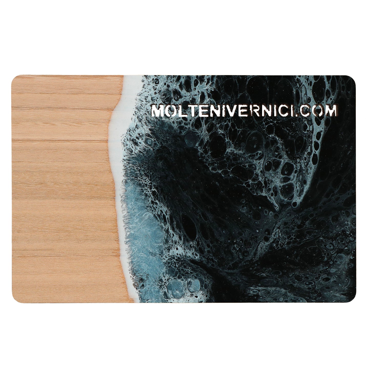 Variante colore WUNDAA™ Nero Marquinia, finitura ceramica liquida opaca con effetto ossidato - Molteni Vernici
