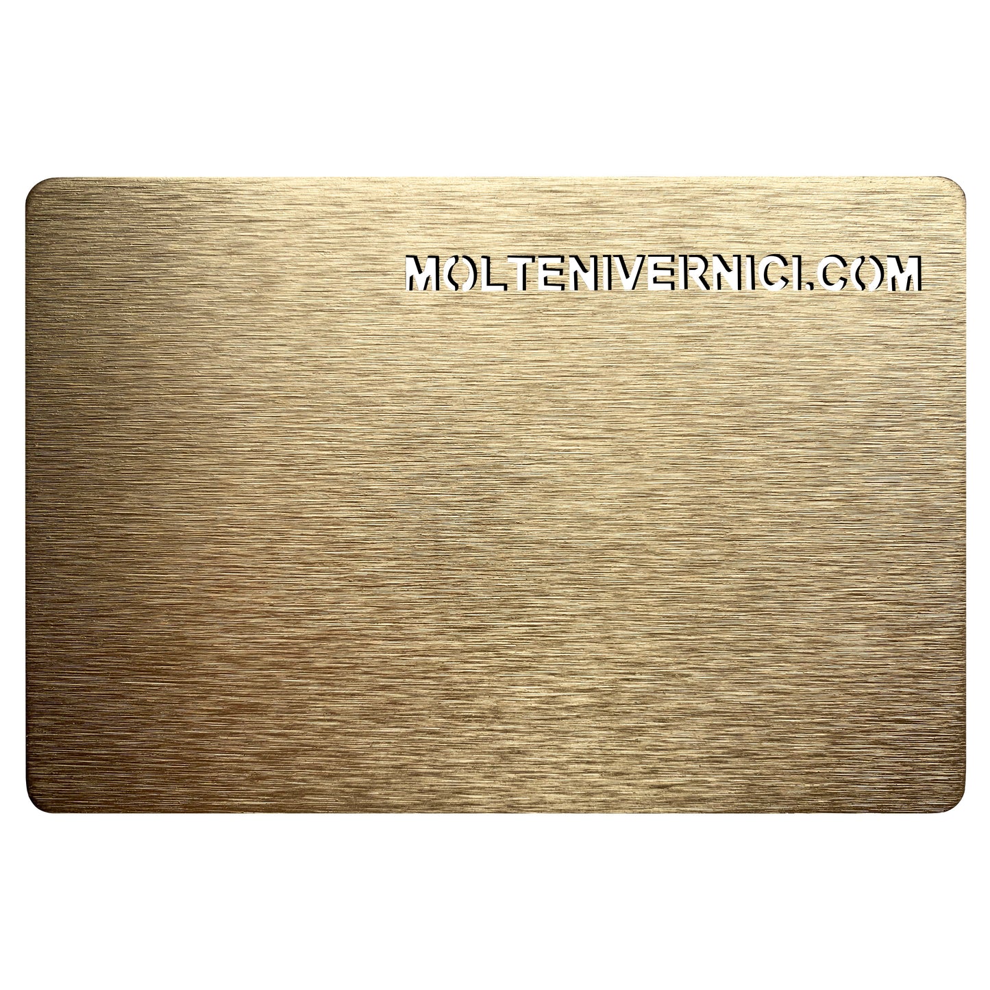 Variante colore Never Brushed Palladio finitura metallica spazzolata effetto oro anticato Molteni Vernici