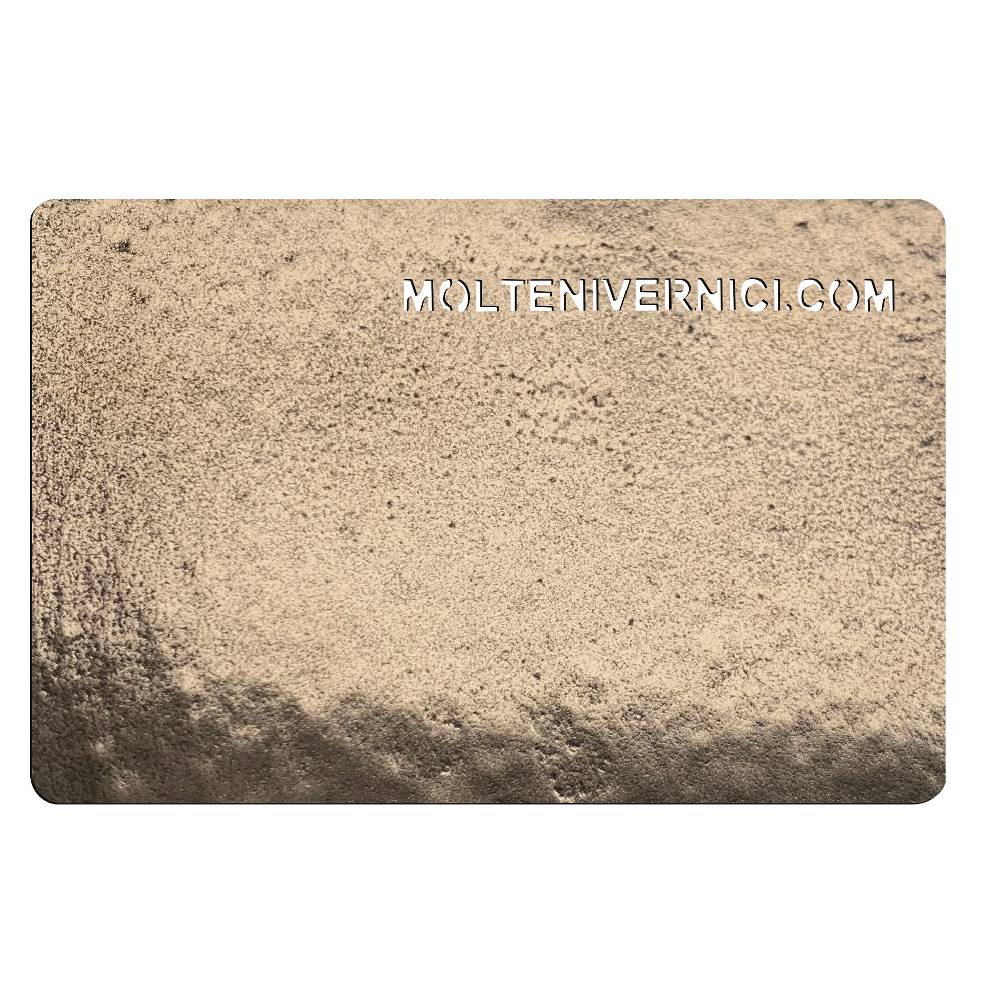 Variante colore PM Acciaio Nickel: finitura metallica spazzolata grigio-argento con effetto nichelato opaco - Molteni Vernici