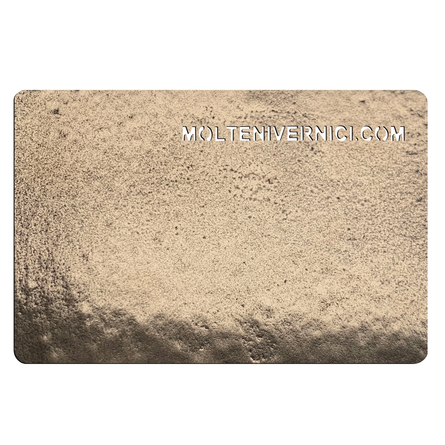 Variante colore PM Acciaio Nickel: finitura metallica spazzolata grigio-argento con effetto nichelato opaco - Molteni Vernici