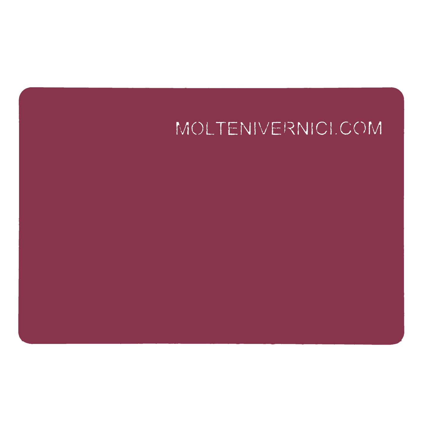Variante colore Smalto Dustof cod. 30118, finitura opaca bordeaux anti-polvere di Molteni Vernici