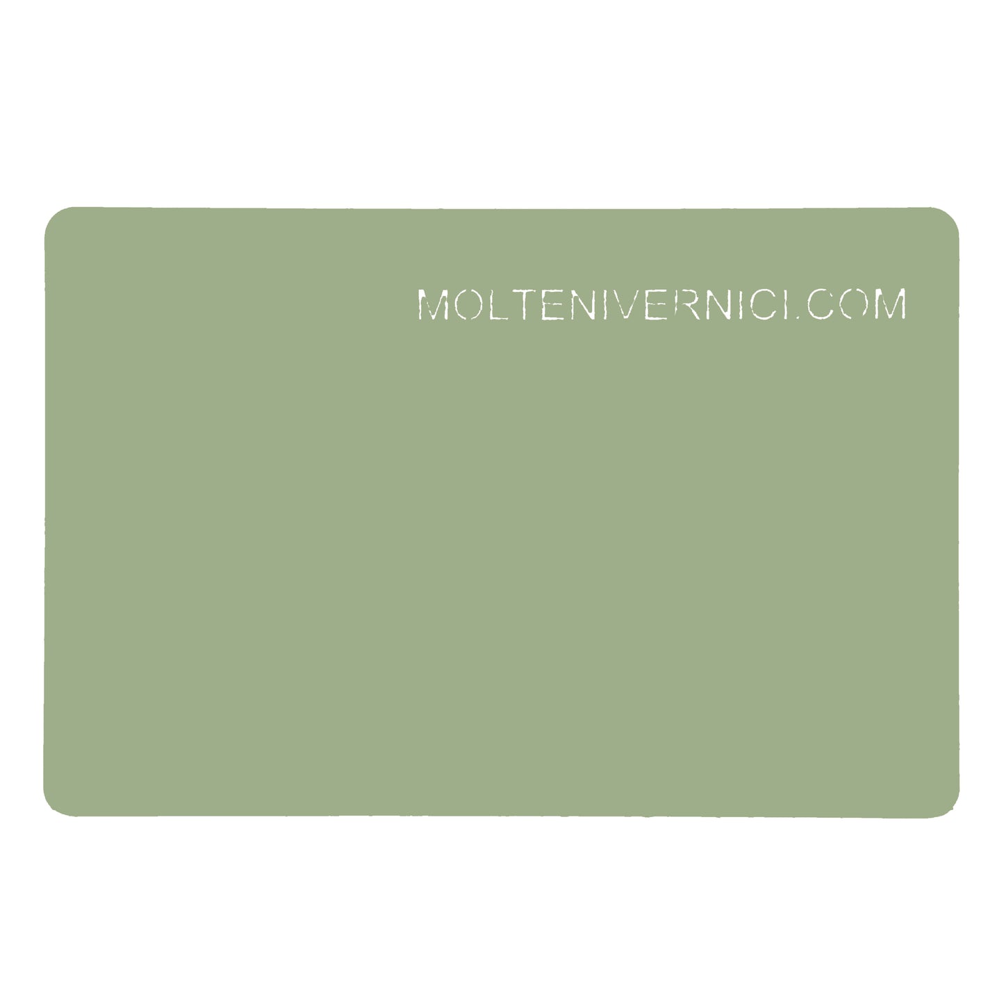 Variante colore Smalto Dustof cod. 30119, finitura opaca verde salvia anti-polvere - Molteni Vernici