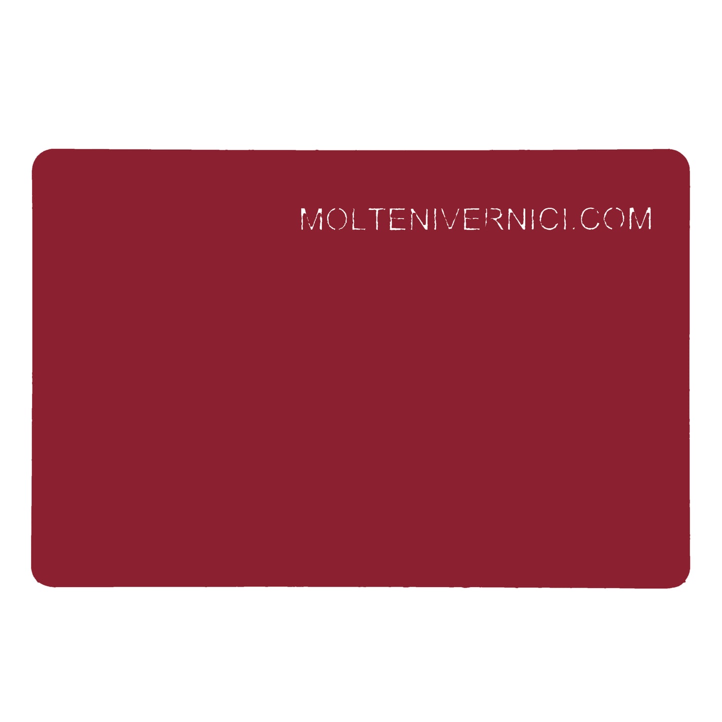Variante colore Smalto Dustof cod. 30110 finitura opaca rosso bordeaux Molteni Vernici