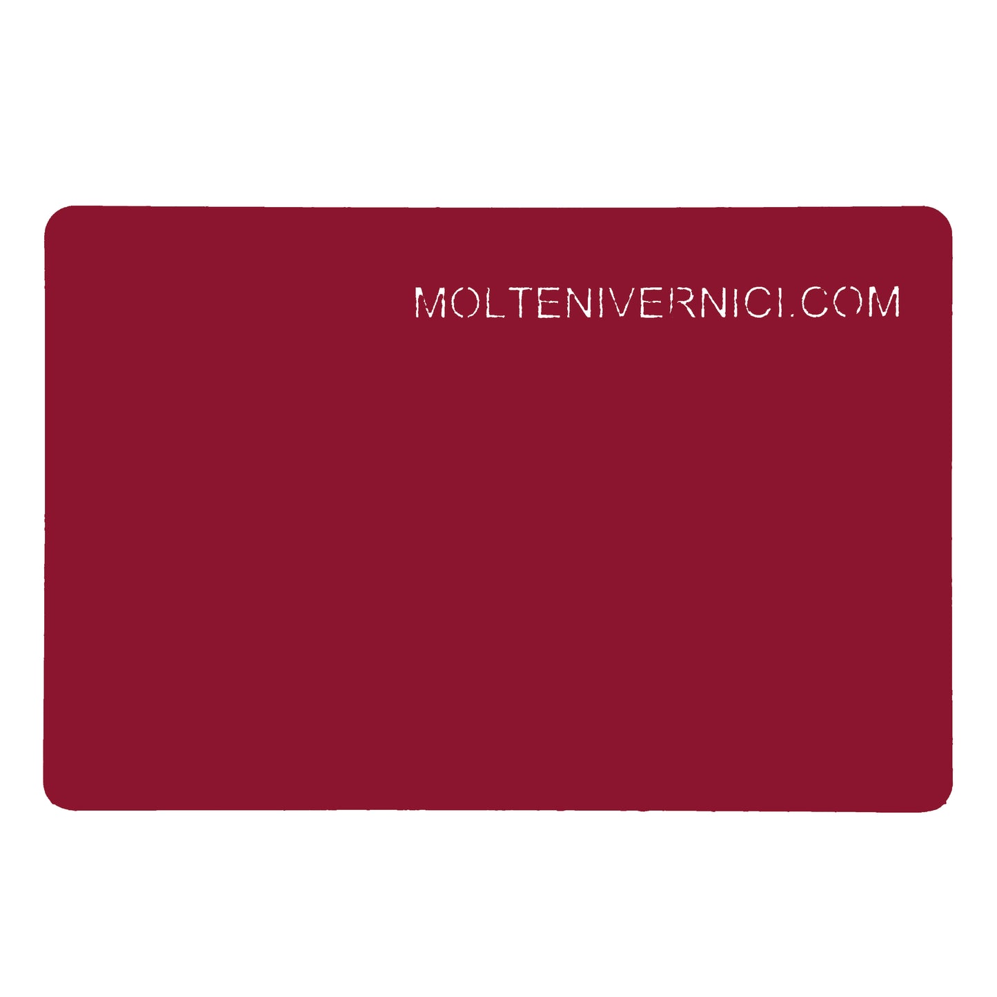 Variante colore NK Red Dahlia, finitura opaca effetto solid surface ad acqua di Molteni Vernici