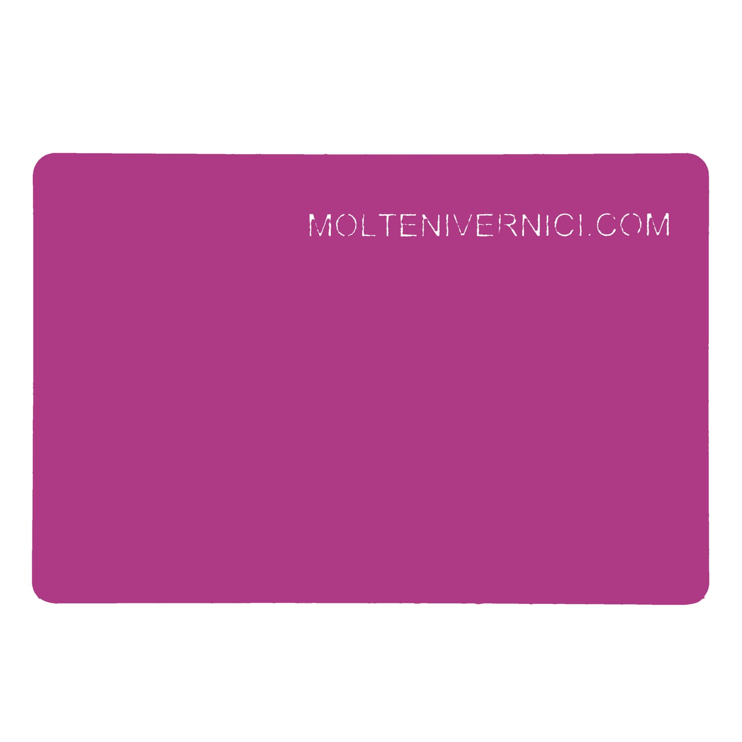 Variante colore NK Magenta Haze opaco effetto solid surface ad acqua Molteni Vernici