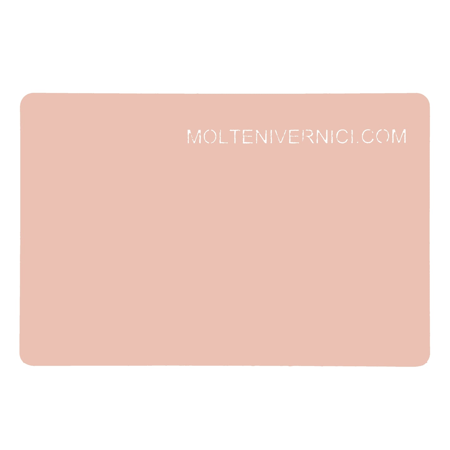 Variante colore NK Rose Cloud, vernice ad acqua opaca effetto solid surface rosa chiaro - Molteni Vernici