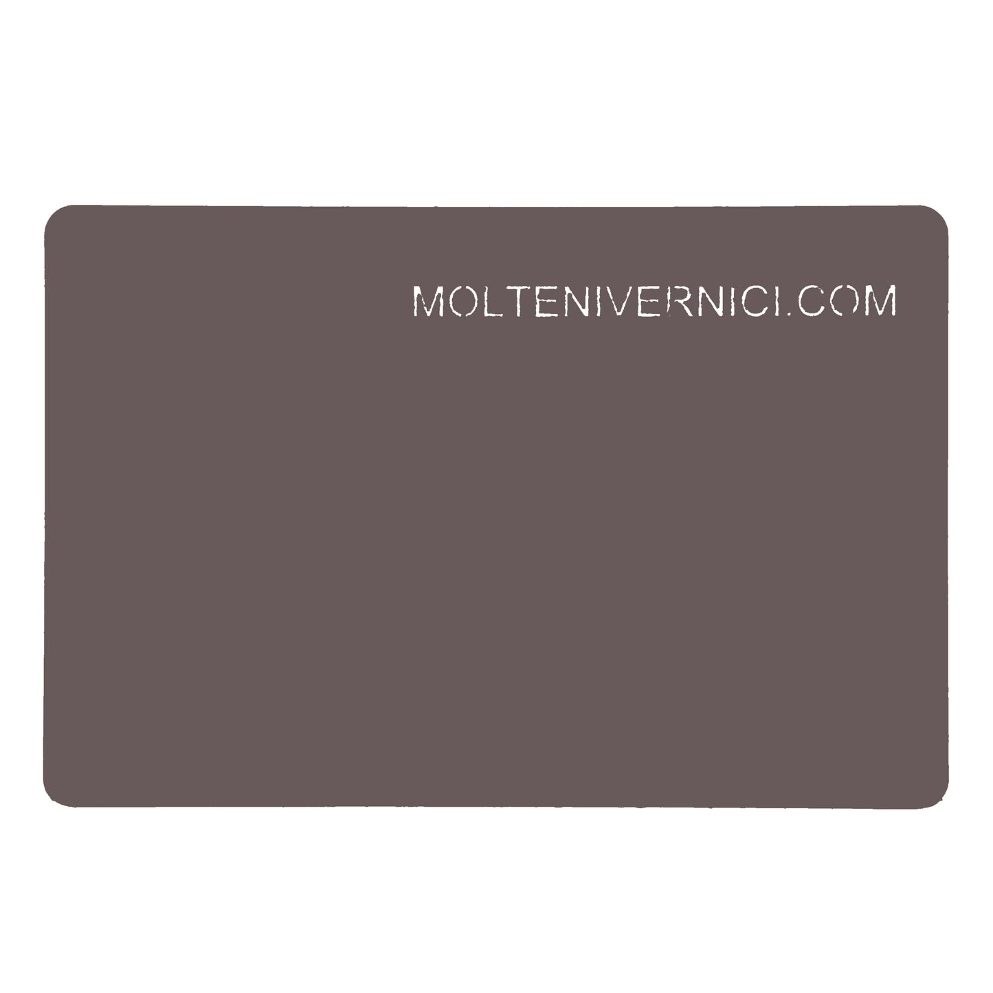 Variante colore NK Peppercorn, vernice ad acqua opaca effetto solid surface grigio scuro - Molteni Vernici