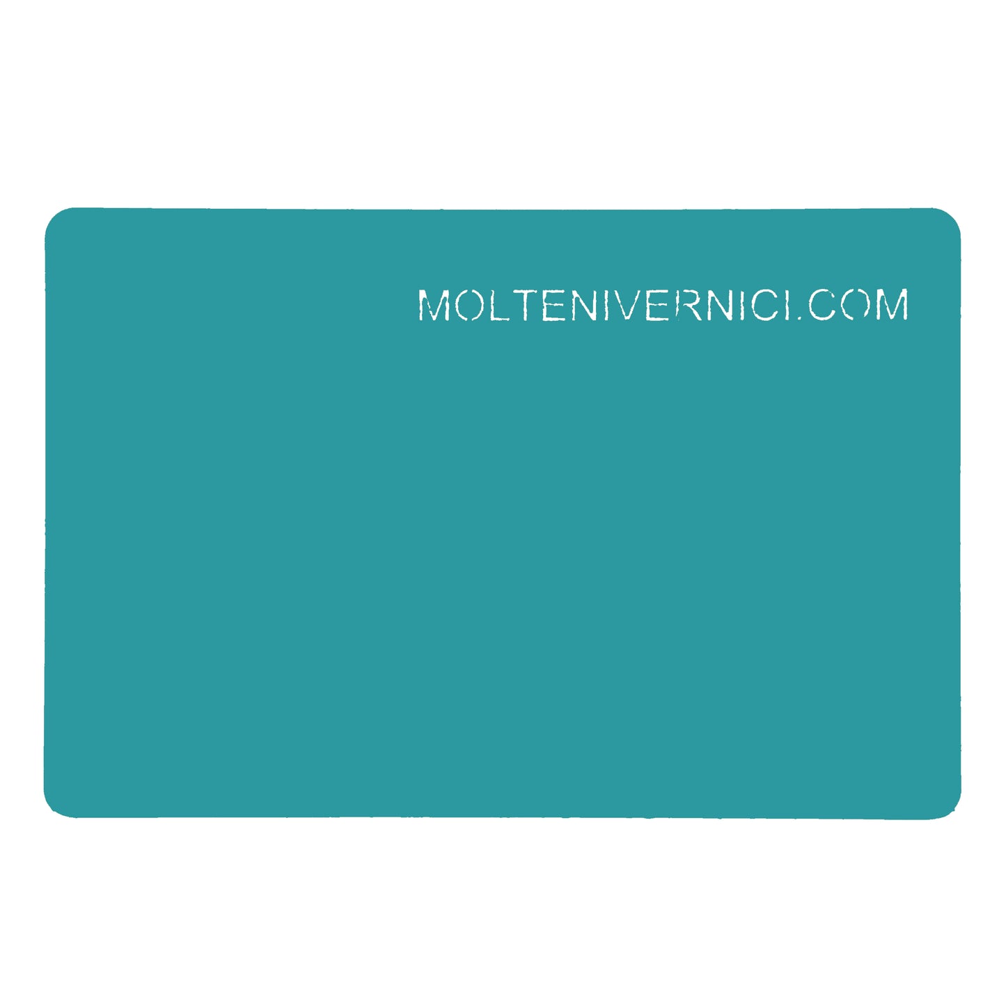Variante colore NK Teal WP.15983, finitura opaca effetto solid surface ad acqua - Molteni Vernici