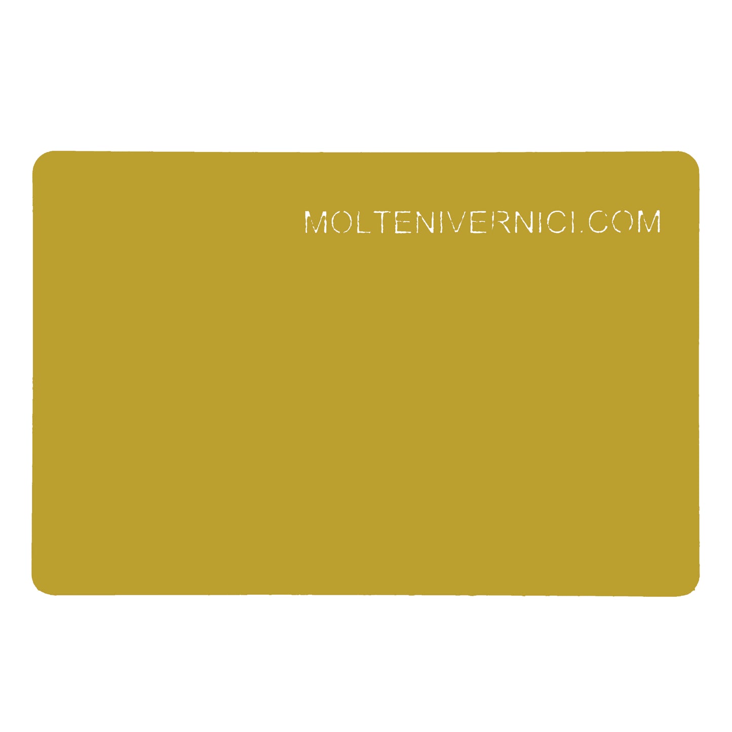 Variante colore NK Rich Gold, finitura opaca oro satinato effetto solid surface ad acqua - Molteni Vernici