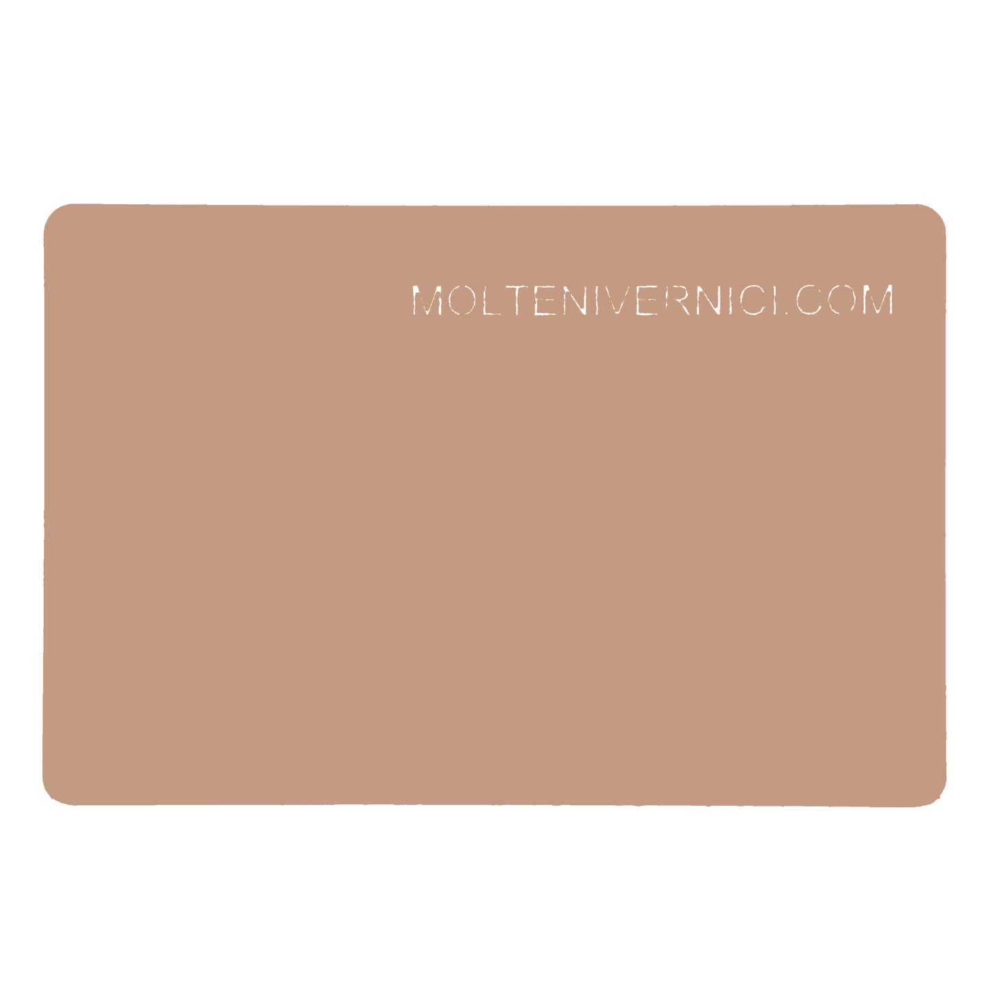 Variante colore NK Cafè Creme, finitura opaca ad acqua effetto solid surface, colore beige caldo - Molteni Vernici