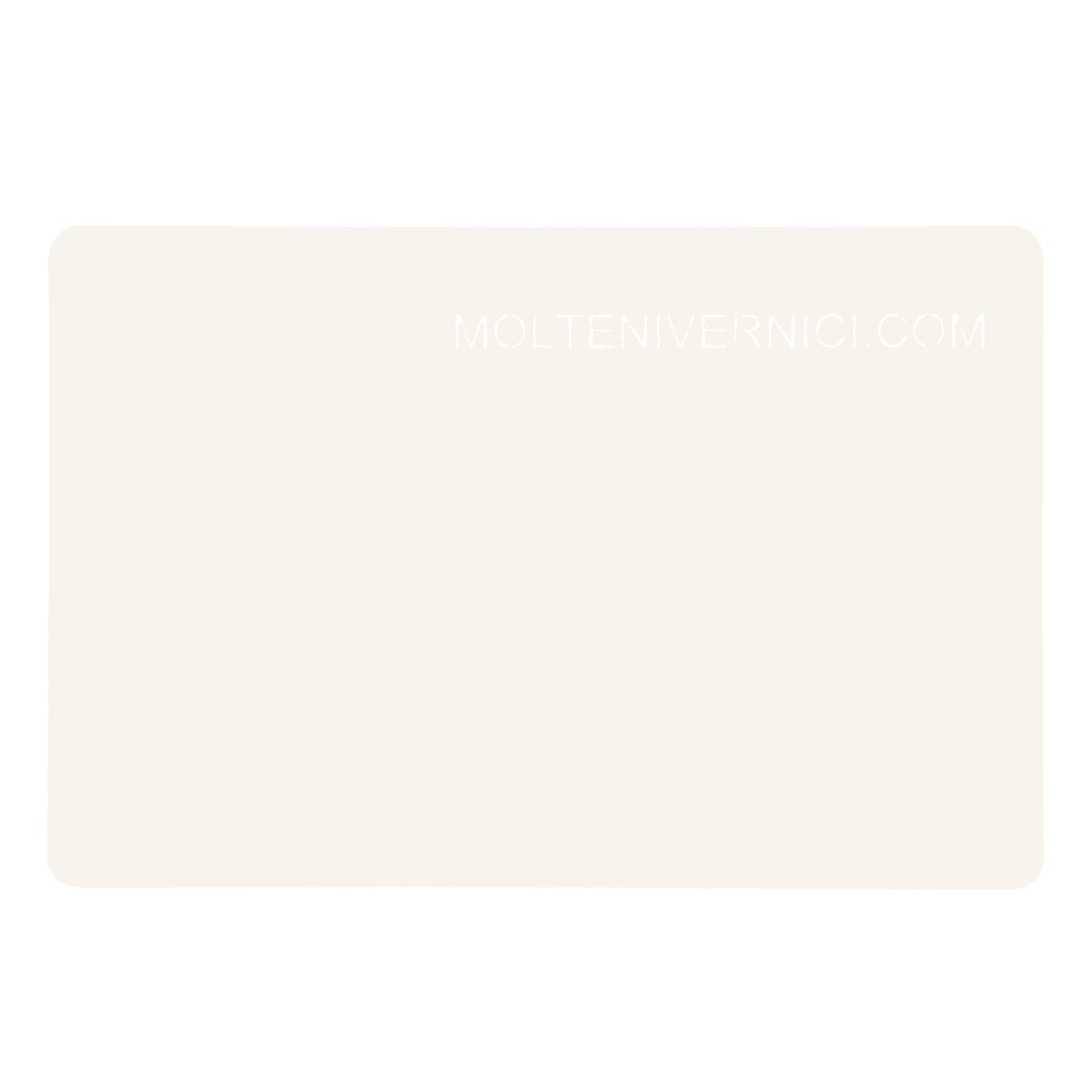 Variante colore NK Gardenia, finitura opaca effetto solid surface ad acqua, tonalità bianco avorio - Molteni Vernici