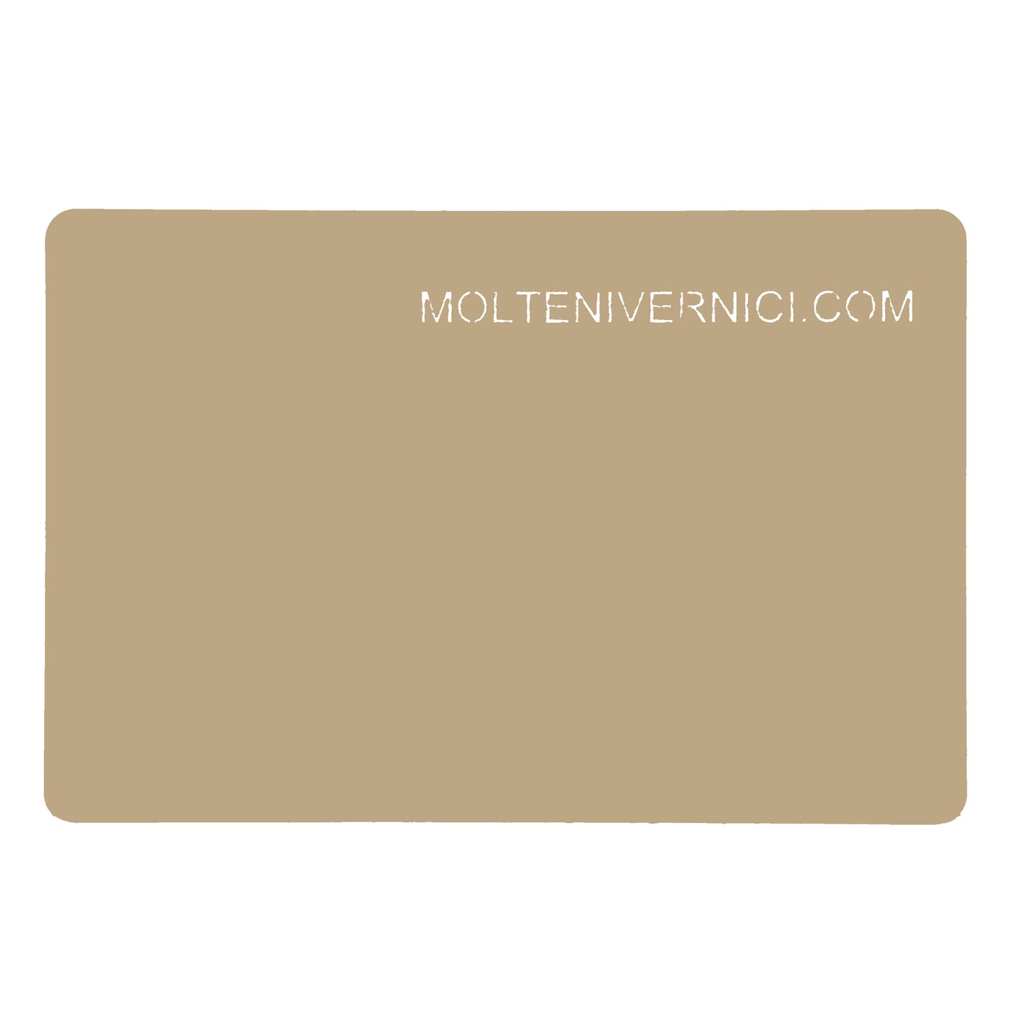Variante colore NK Incense, finitura opaca effetto solid surface ad acqua, colore beige neutro - Molteni Vernici