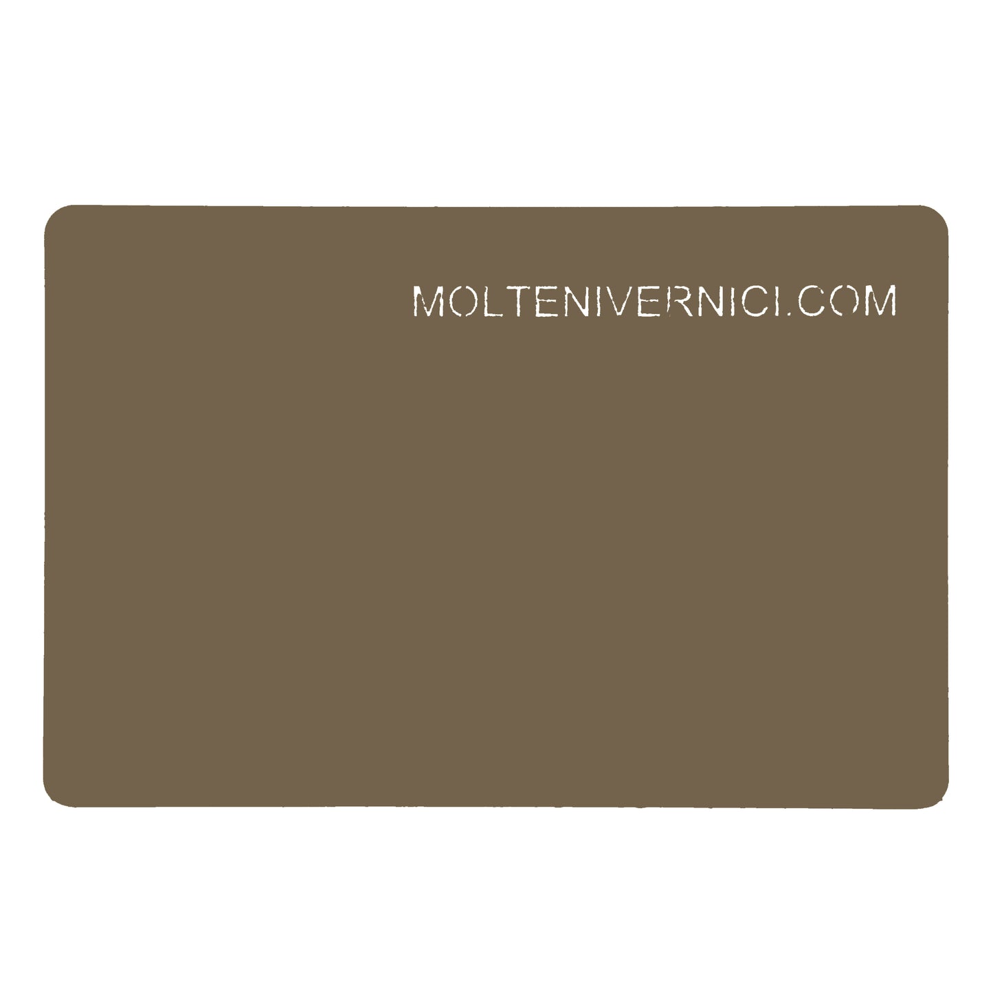 Variante colore NK Kangaroo, finitura opaca effetto solid surface ad acqua marrone tortora - Molteni Vernici