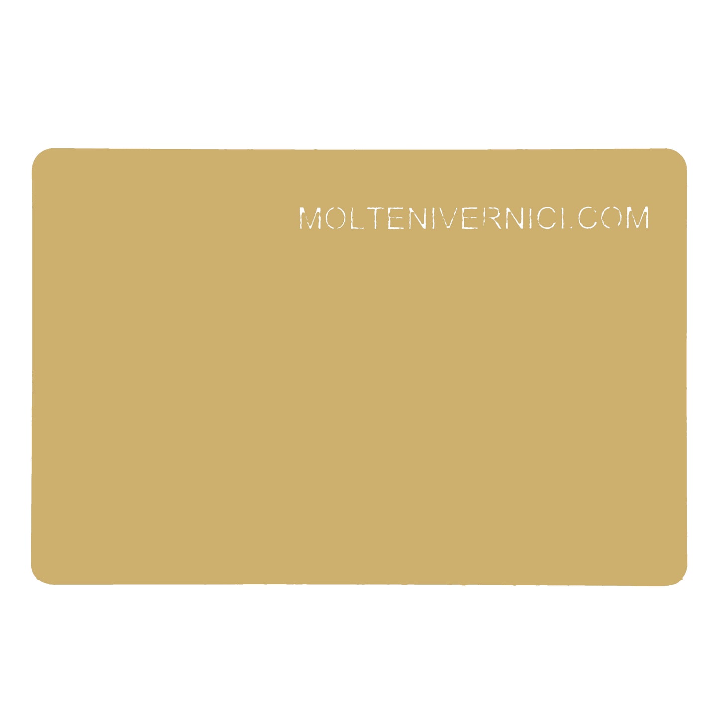 Variante colore NK Curry WP.15978, finitura opaca color oro caldo, effetto solid surface ad acqua - Molteni Vernici