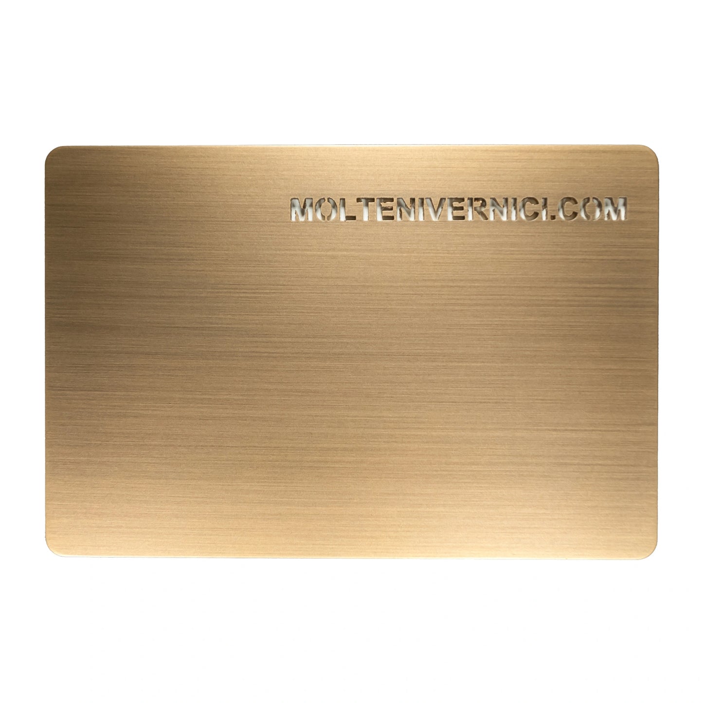 Variante colore Layer Miami Ottone Bronzato Gold, finitura metallica spazzolata vintage - Molteni Vernici