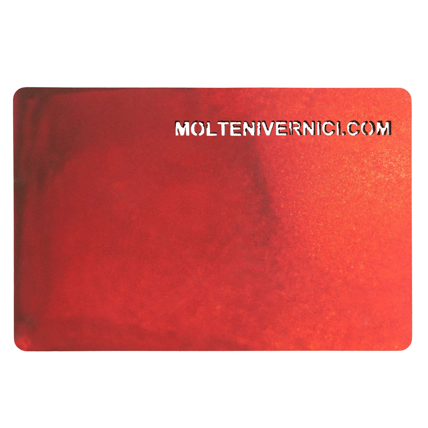 Variante colore Ruggine Chimico con effetto acidatura metallico ossidato rosso-arancio Molteni Vernici