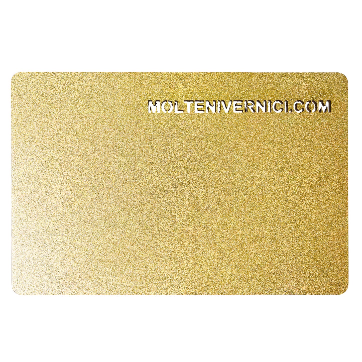 Variante colore Diamantato Gold cod. 27234 - finitura metallica lucida con effetto diamantato Molteni Vernici