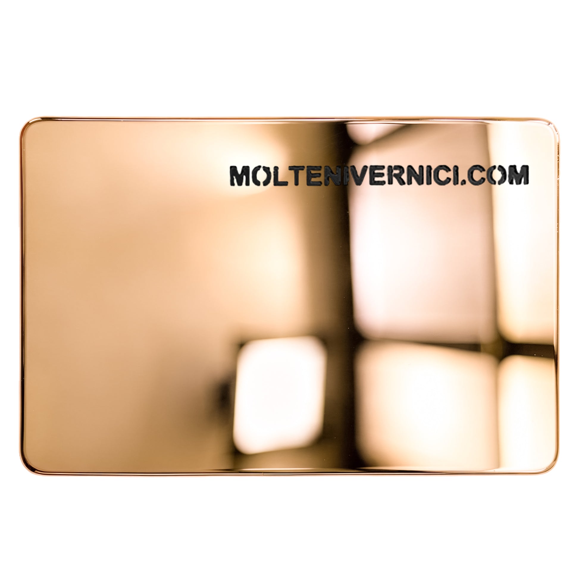 Variante colore NANOGALVANIC 17199 COPPER BRONZE con finitura lucida metallica effetto galvanica rame - Molteni Vernici