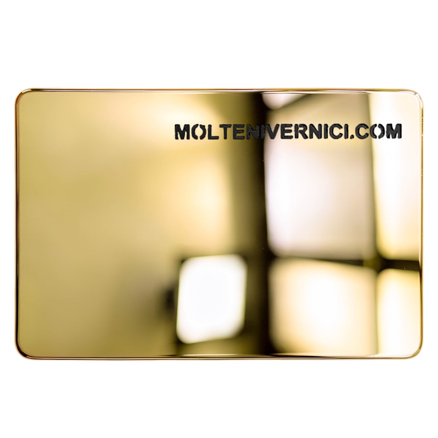 Variante colore effetto galvanico NANOGALVANIC 17201 ORO 1, finitura lucida metallica dorata - Molteni Vernici