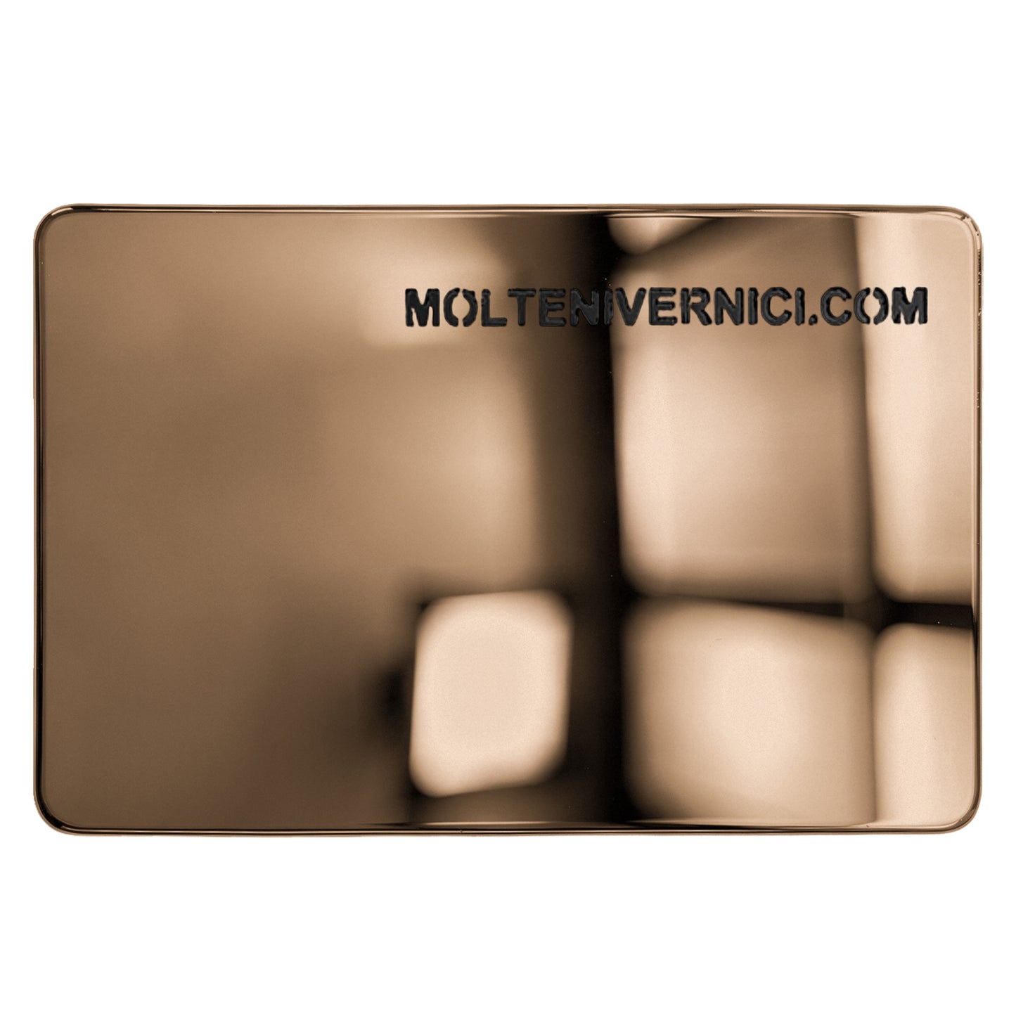 Variante colore NANOGALVANIC 17193 Oro Brunito: finitura galvanica lucida con effetto metallico ossidato - Molteni Vernici