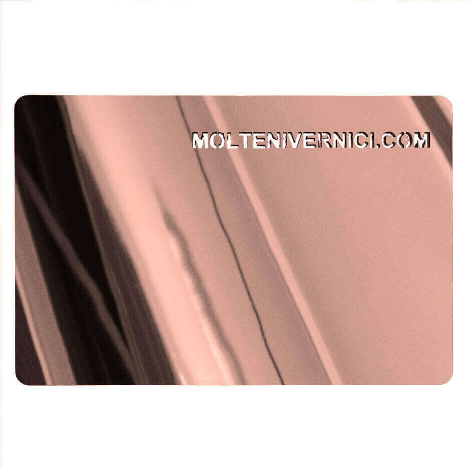 Variante colore Vetrowax 19743 Cognac Bronze, finitura metallica lucida specchiante color bronzo - Molteni Vernici