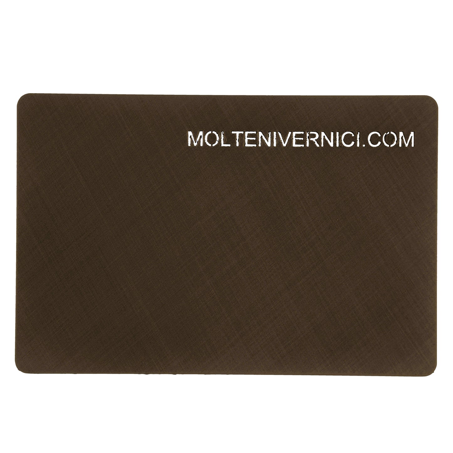 Variante colore Metal Fabrics Shadow Bamboo, finitura effetto tessuto metallico opaco marrone di Molteni Vernici
